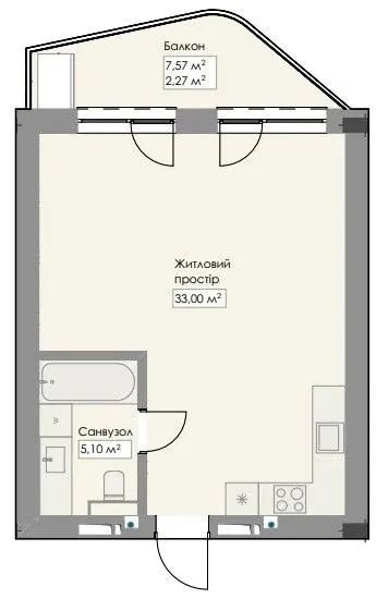 ЖК Novem — 40.4 м²