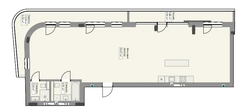 ЖК Novem — 112 м²