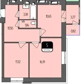 ЖК АНТА — 58 м²
