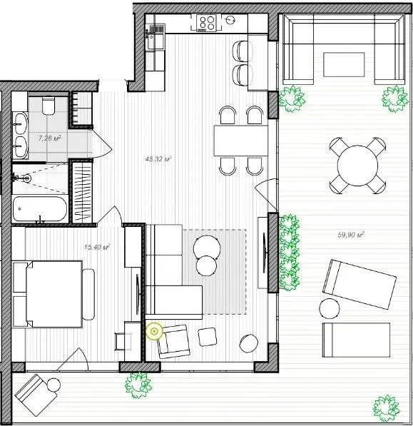 NAFTA BUSINESS & LEISURE — 74 м²
