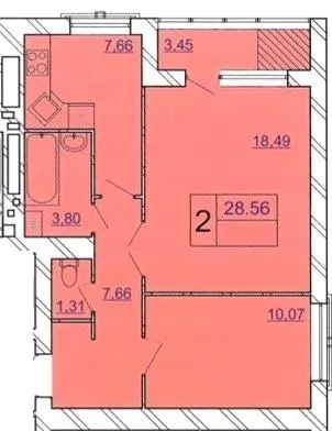 ЖК Grand Royal — 52.7 м²
