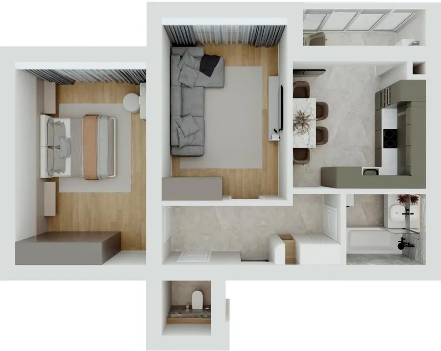 ЖК Living Park «Нова Будова-2» — 67.7 м²