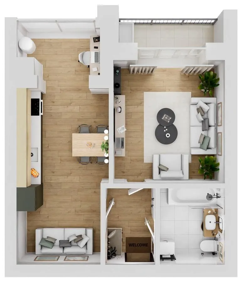 ЖК Living Park «Нова Будова-2» — 44.5 м²
