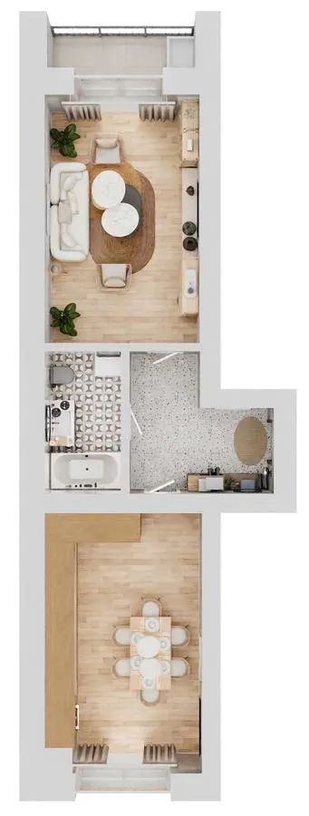 ЖК Living Park «Нова Будова-2» — 48.4 м²