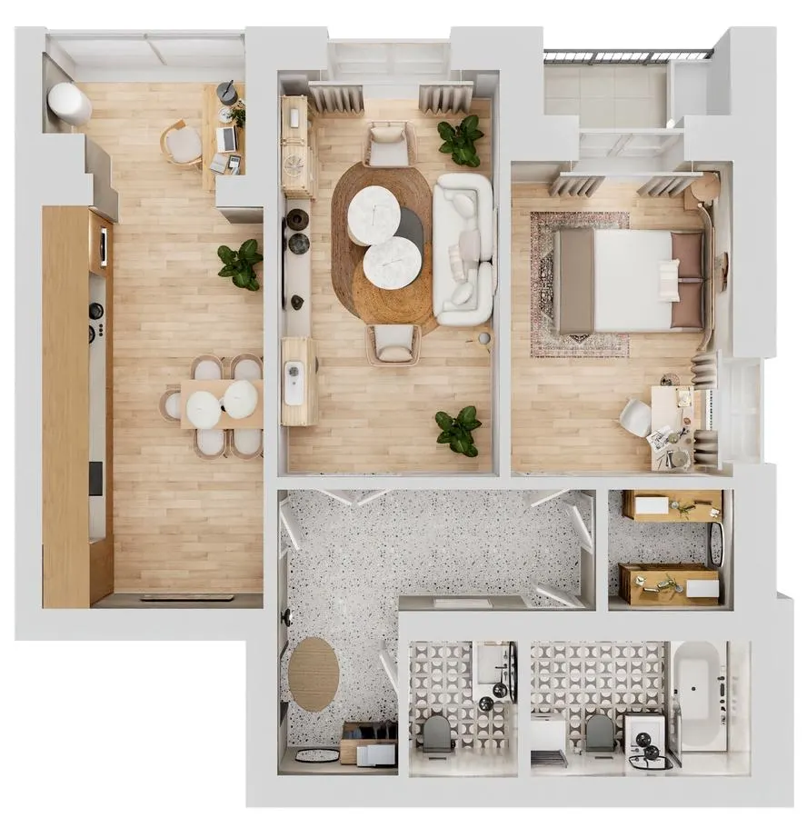 ЖК Living Park «Нова Будова-2» — 70.5 м²
