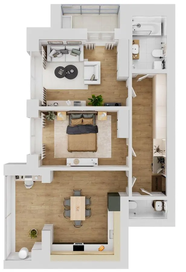 ЖК Living Park «Нова Будова-2» — 74.2 м²