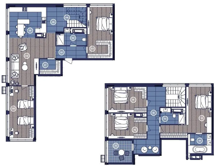 ЖК Dnipro Island — 203.4 м²