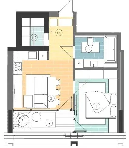 LVIV CITY — 47.5 м²