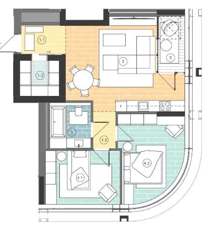 LVIV CITY — 73.8 м²