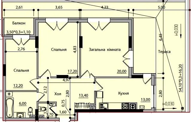 ЖК Панорама — 100.8 м²