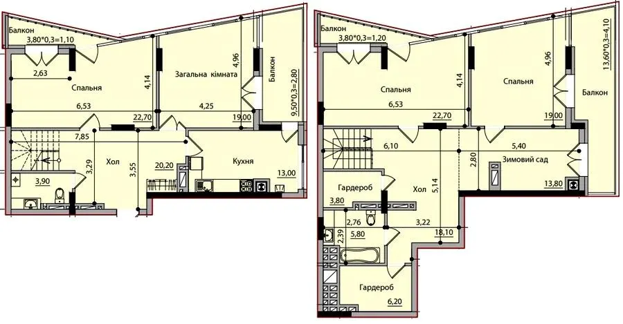 ЖК Панорама — 177.4 м²