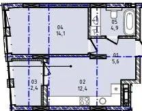 ЖК Nova City — 39.4 м²