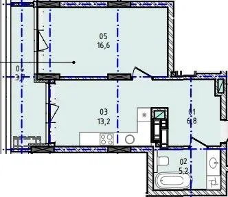 ЖК Nova City — 45.5 м²