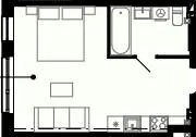 Олімпійський White — 28.7 м²