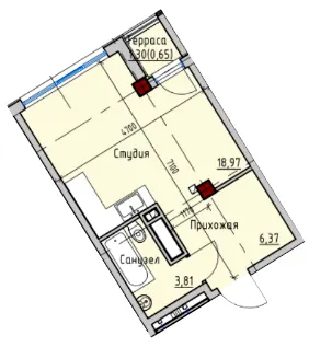 ITown ART Apartments — 29.9 м²