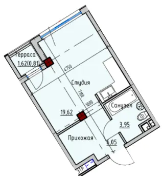 ITown ART Apartments — 30.9 м²