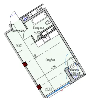 ITown ART Apartments — 34.1 м²