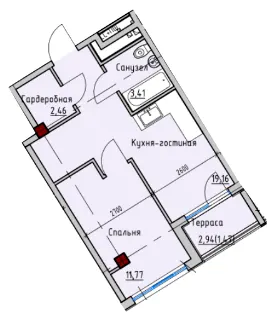 ITown ART Apartments — 38.1 м²