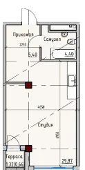 ITown ART Apartments — 40.5 м²