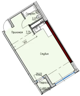 ITown ART Apartments — 40.9 м²