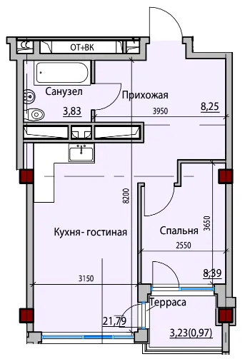 ITown ART Apartments — 44 м²