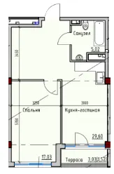 ITown ART Apartments — 53.3 м²