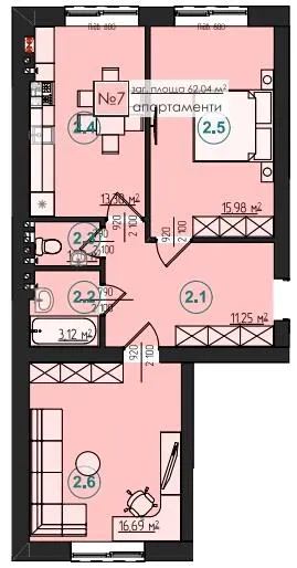 ЖК Hygge Home — 62 м²