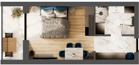 ЖК Kvitka Residence — 30 м²