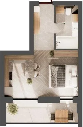ЖК Kvitka Residence — 30.6 м²