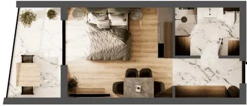 ЖК Kvitka Residence — 31.2 м²