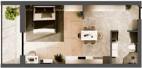 ЖК Kvitka Residence — 42.8 м²