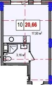 ЖК LIBERTY PARK — 20.7 м²