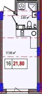 ЖК LIBERTY PARK — 21.8 м²