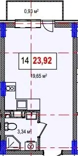 ЖК LIBERTY PARK — 23.9 м²