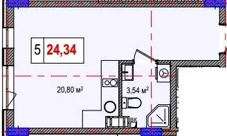 ЖК LIBERTY PARK — 24.3 м²