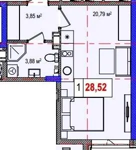 ЖК LIBERTY PARK — 28.5 м²