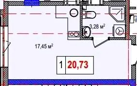 ЖК LIBERTY PARK — 20.7 м²