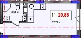 ЖК LIBERTY PARK — 20.9 м²