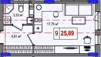 ЖК LIBERTY PARK — 25.9 м²