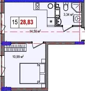 ЖК LIBERTY PARK — 28.8 м²