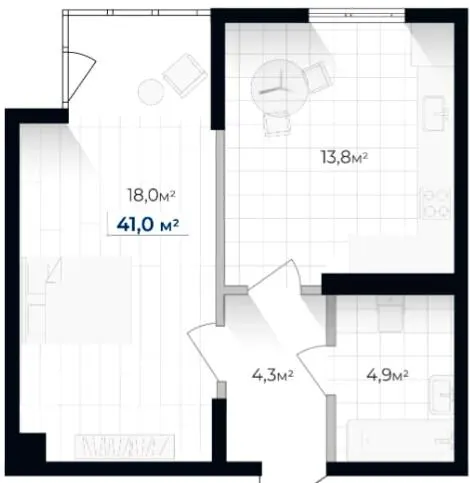 ЖК Senat — 41 м²