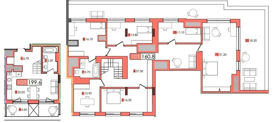 ЖК Мрія — 199.6 м²