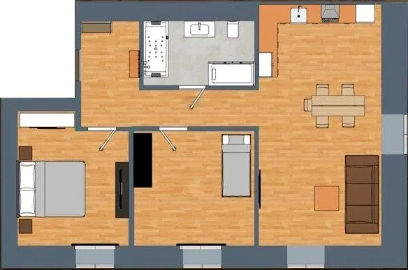 ЖК Австрійський — 61.5 м²