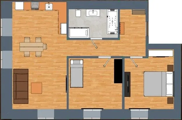 ЖК Австрійський — 64.3 м²