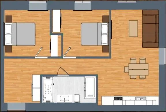ЖК Австрійський — 65.4 м²