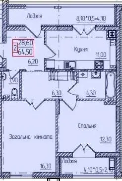ЖК Senator — 64.5 м²