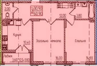 ЖК Senator — 60.9 м²