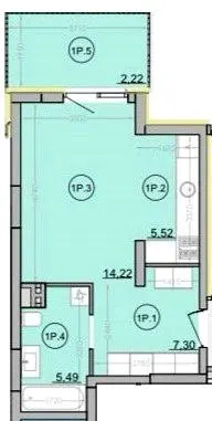 ЖК FAMILY — 34.7 м²