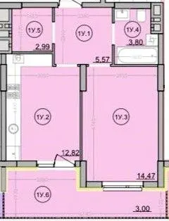 ЖК FAMILY — 42.7 м²