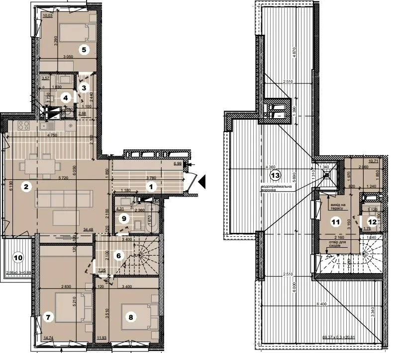 вул. Євгена Маланюка, 101 — 130.2 м²